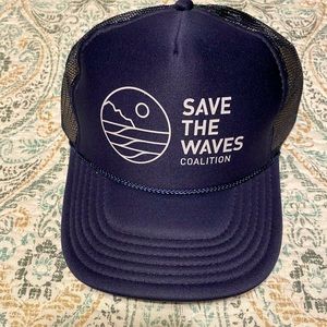 NWT Save the Waves Coalition trucker SnapBack